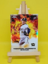 2022 Topps Chrome NPB Yoshinobu Yamamoto Power Dynamics Refractor SP - ORIX