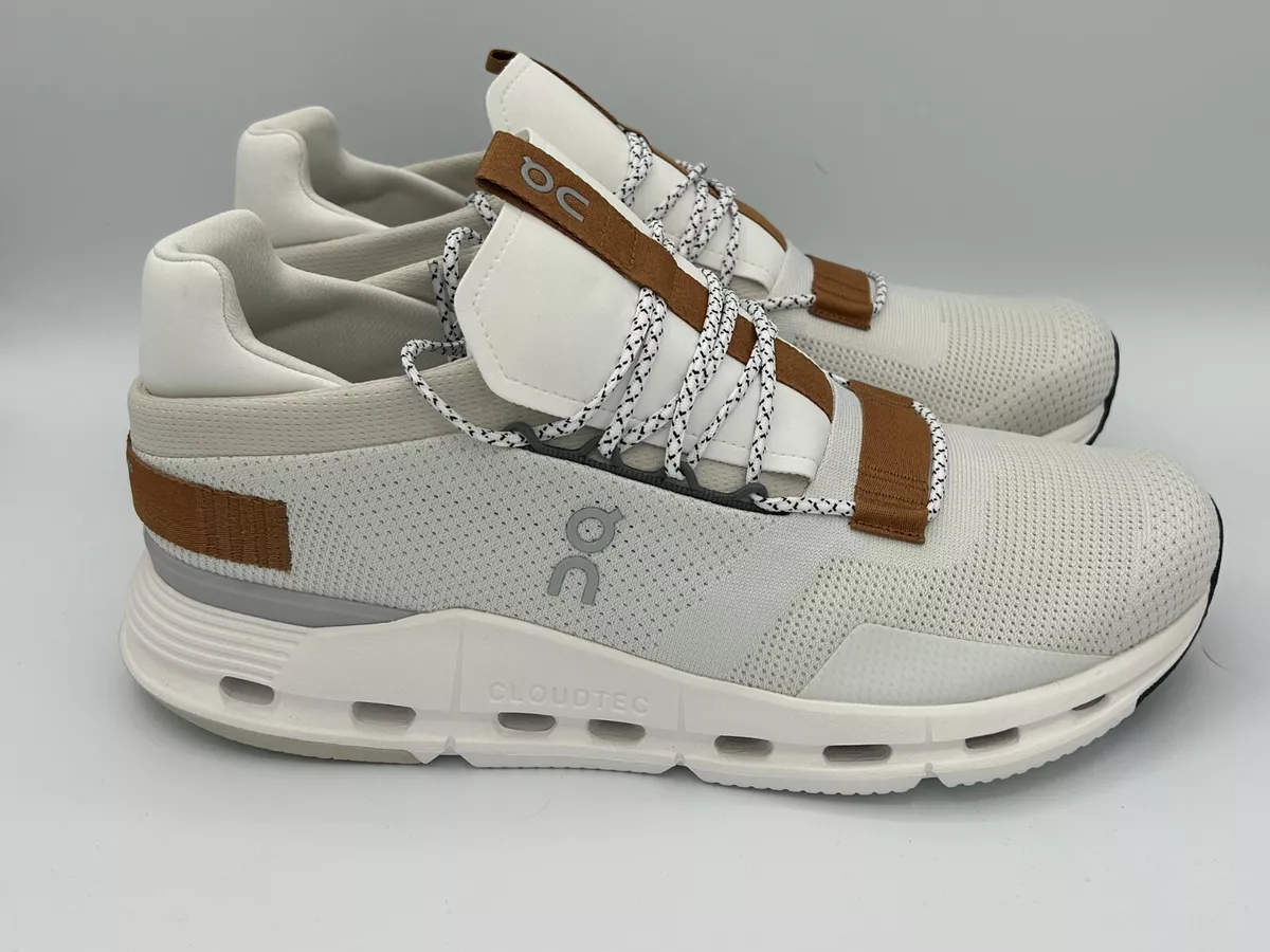 on cloudnova sneakers white pearl