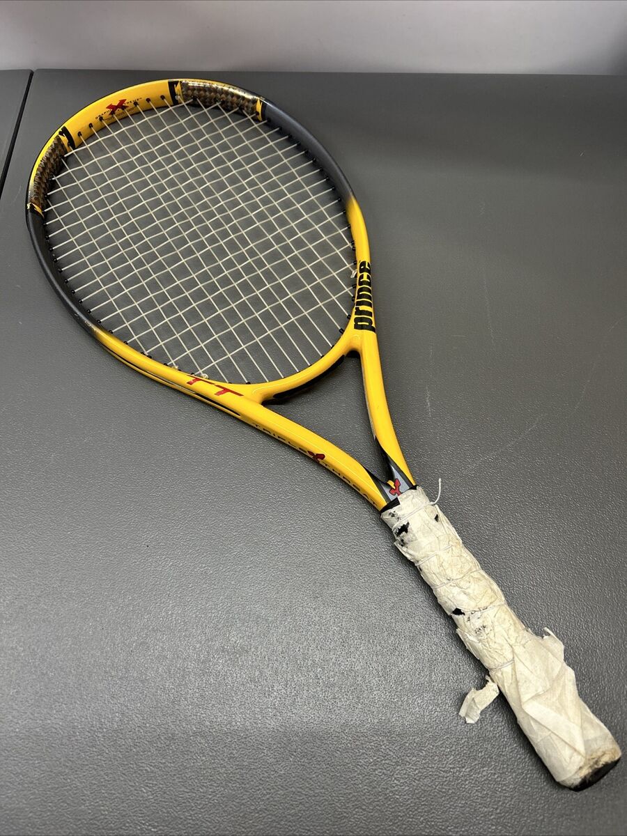 PRINCE TRIPLE THREAT TT SCREAM B875 OS TENNIS RACQUET Yellow PRINCE TRIPLE THREAT TT SCREAM B875 OS TENNIS RACQUET Yellow
