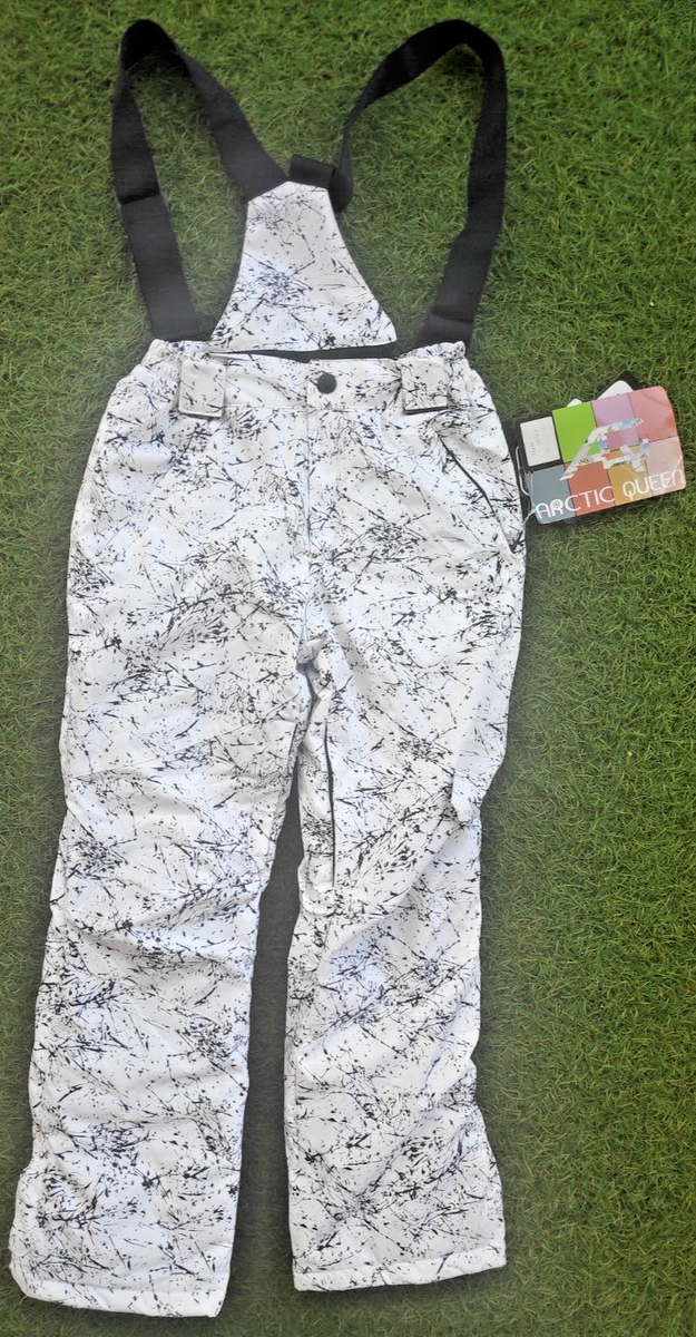 Arctic Queen Unisex Ski Skiing Snow Pants Bibs Size L NEW NWT