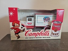 Hawkeye 1931 Campbell Soup Delivery Box Truck Bank Ertl 1:34 Scale DieCast