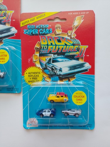 Funrise Back To The Future Part II Micro Action Super Cars 1989 ( 5 Sets ) - Picture 3 of 3