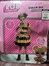 Queen Bee Deluxe L.O.L Surprise LOL Doll Dress Halloween Child Small 4-6 Costume