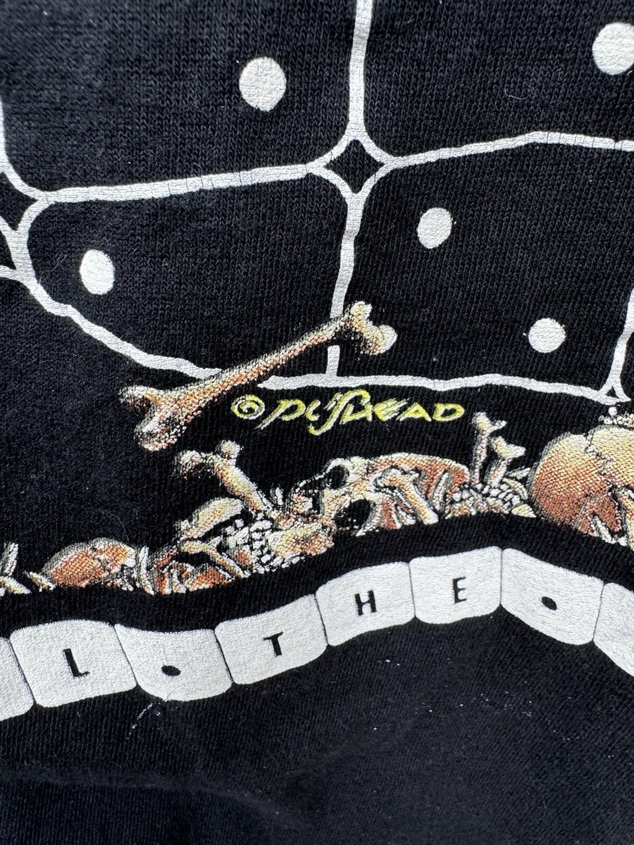 Vintage 90s Rush Roll The Bones Single Stitch XL Large Band Vintage 90s Rush Roll The Bones Single Stitch XL Large Band