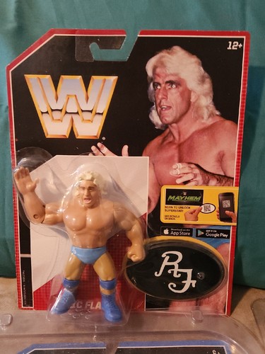 WWE Ric Flair Mattel Retro  Figure SEALED ON CARD ...