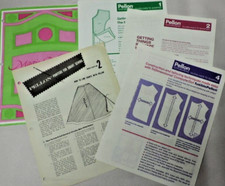 5 1960s Sewing Educational Pamphlets Lot: Sewing - Polyweb Appliqué