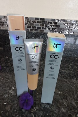 it CC+ color correcting cream new in box huge full size 2.53oz select yours