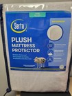 Serta Plush Twin Mattress Protector 10-in D  Twin Mattress Cover- New