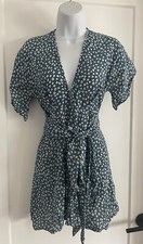 Women’s Faithful The Brand St. Lucia Floral Open Back Mini Dress Size 2