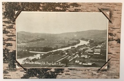 Postcard LAKE MOREY FAIRLEE Vermont Near ORFORD New Hampshire B.W. Abbott