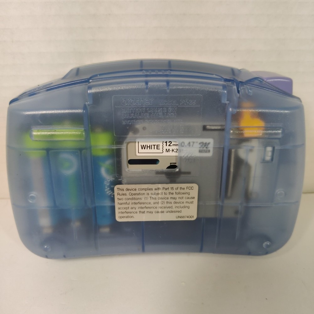 Brother PT65 P-Touch Handheld Label Maker with LCD Screen Tested and Working