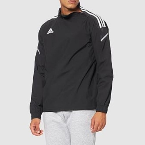 Adidas Condivo 21 Hybrid Long Sleeve Top, Men's Size XL - Black/White - Picture 1 of 10