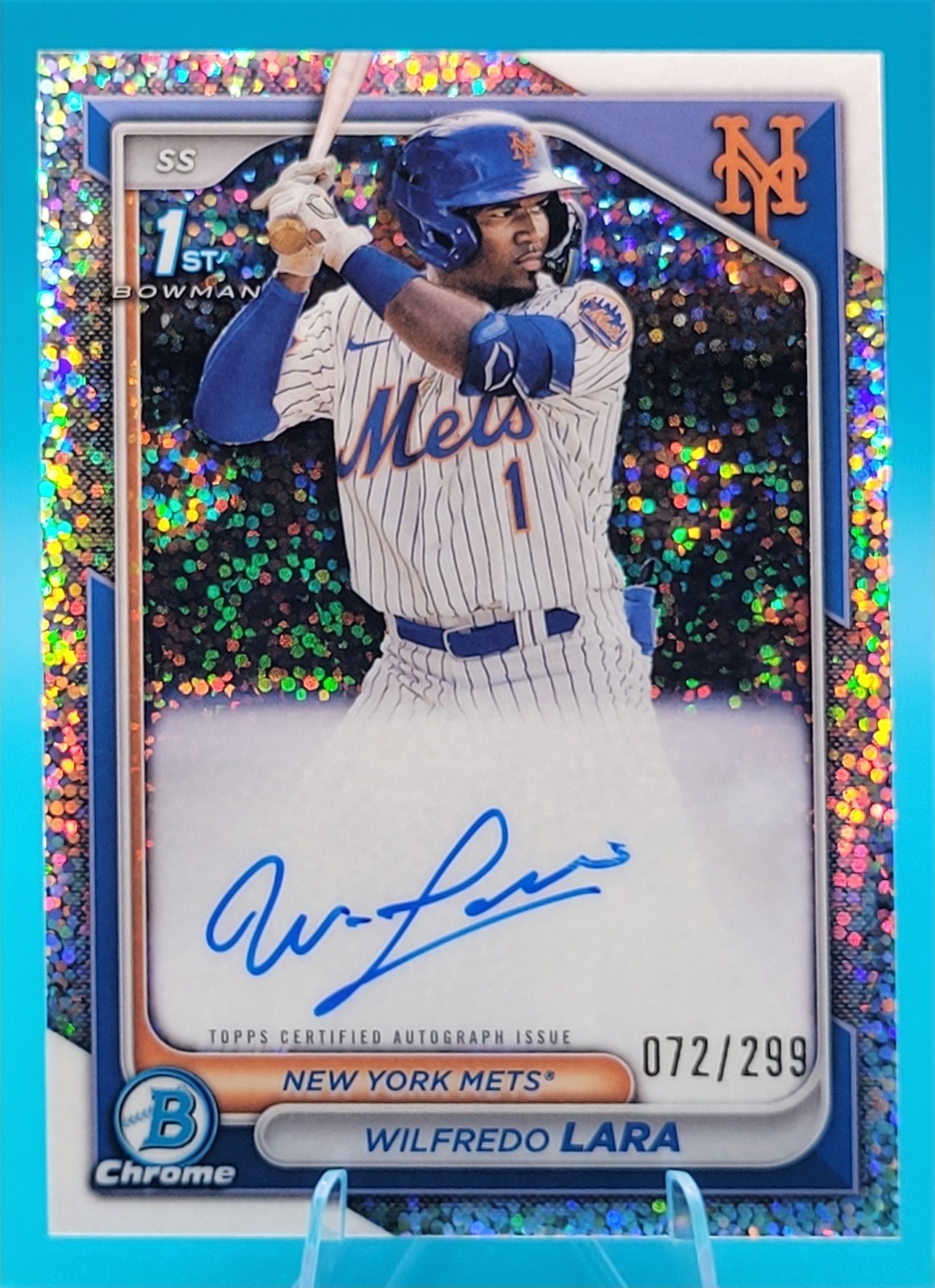 2024 Bowman Chrome - Prospect Auto Wilfredo Lara #CPA-WL Speckle Refractor /299