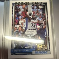 Topps 1992-93 Shaquille O'Neal Rookie #362 Orlando Magic NBA Basketball Card