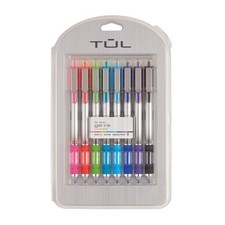 Retractable Gel Pens, Bullet Point, 0.5 mm, Gray Barrel, Assorted Bright Ink ...