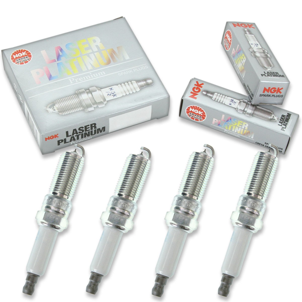 4 pc NGK 96361 PMR8C-H Laser Platinum Spark Plugs for 239242 194503 Ignition xe