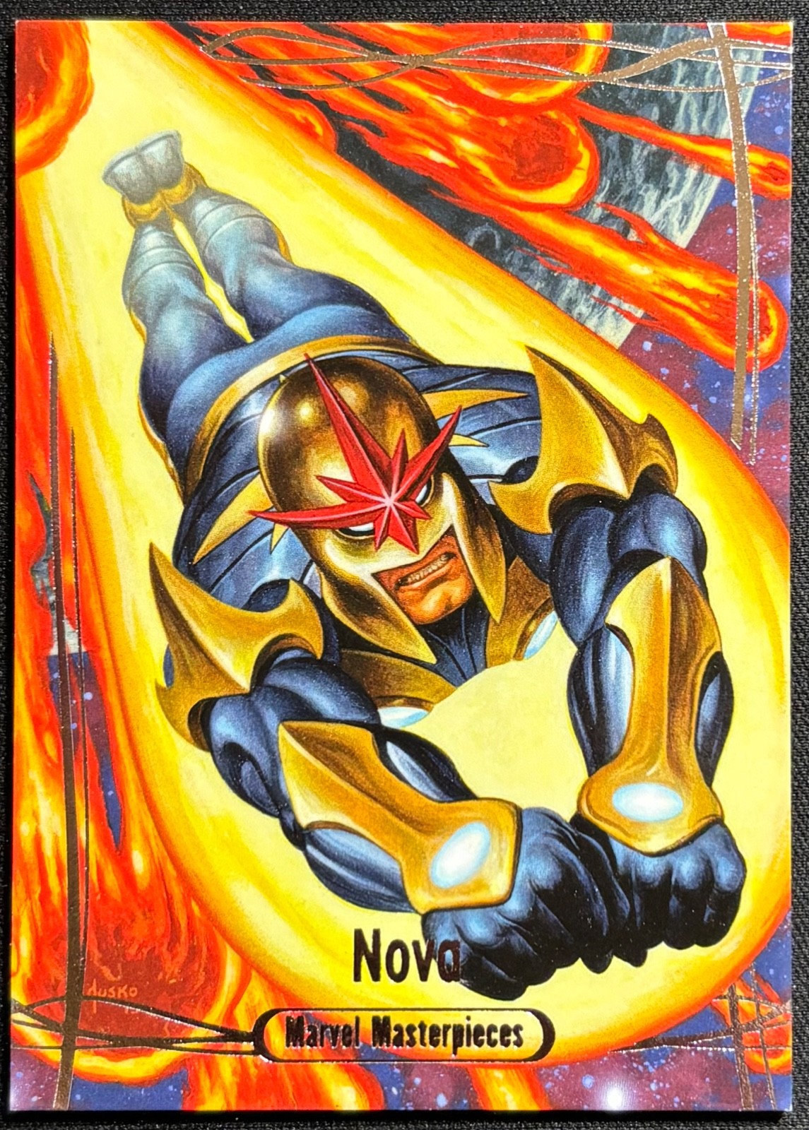 2016 Upper Deck Marvel Masterpieces Tier 1 Nova #25 /1999