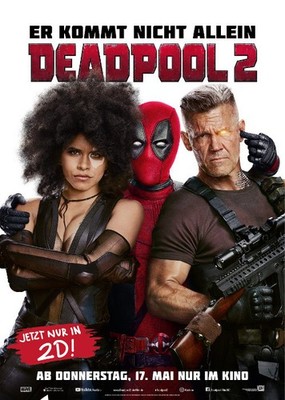 Original Kinoplakat/Filmposter A1 - Deadpool 2 - gerollt