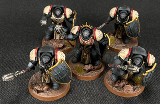 Assault Terminators x5 Deathwing Knights Black Templars Space Marines 40k