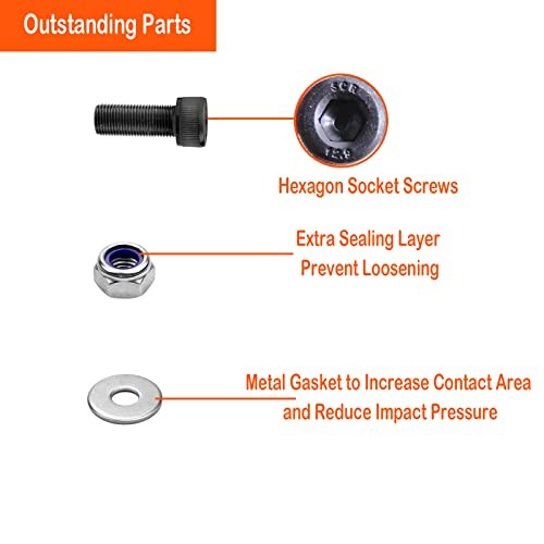 Hardware Kit for Mounting Racing Seat Sliders and Seat Bracket 