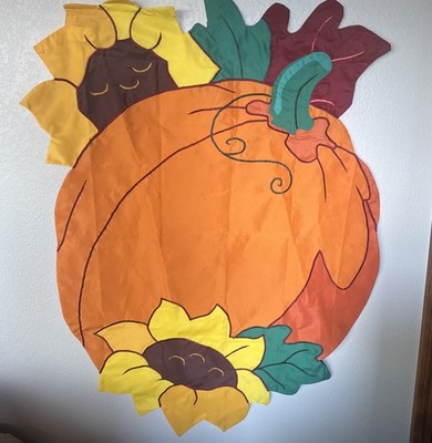 FALL HARVEST FLAG FOR OUTDOOR DECORATION 