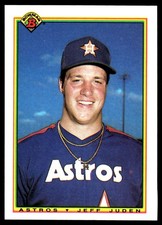 Jeff Juden 1990 Bowman #64 Houston Astros MLB READ FREE SHIPPING AutographDen