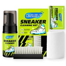 XSMILE Sneaker Cleaning Kit   Premium Foam Shoe Cleaner for White Shoes, PU ...