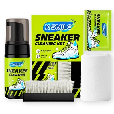 XSMILE Sneaker Cleaning Kit – Premium Foam Shoe Cleaner for White