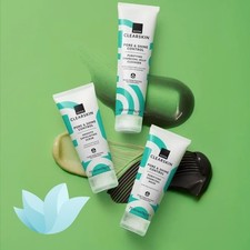 Lot 3 Avon Clearskin Pore  Shine Control Set: Face Mask, Cleanser, Scrub