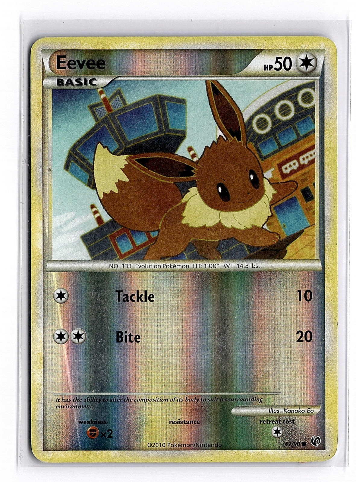 Eevee 47/90 Undaunted Reverse Holo