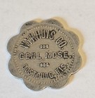 Vintage Wykhuis Co. Oootsburg, WI Aluminum Good For Token  #3478 — photo 1