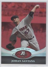 2011 Bowman Platinum Red Johan Santana #36 0q4