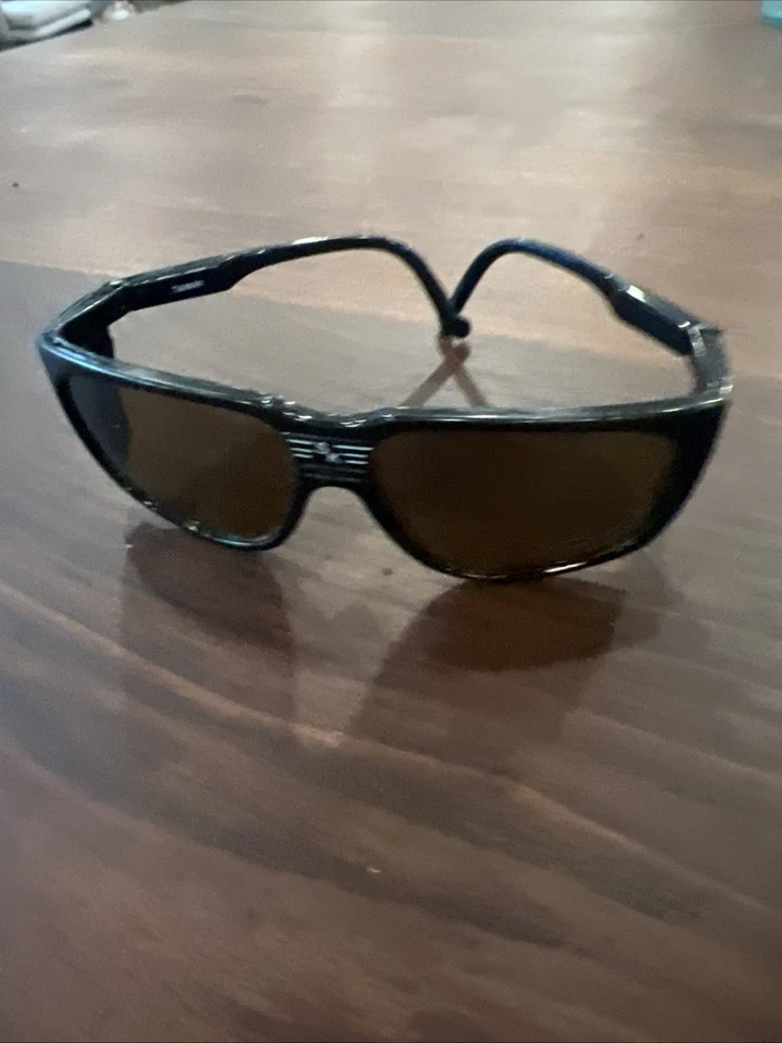 复古 Bill Dance 太阳镜 SK Strike King 钓鱼黑色飞行员 80 年代 90 年代 — 第 2/4 张图片