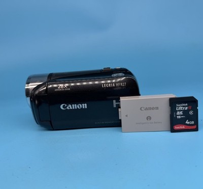 Canon Legria HF R27 Full HD Digital Camcorder With SD Card, Black - Tested