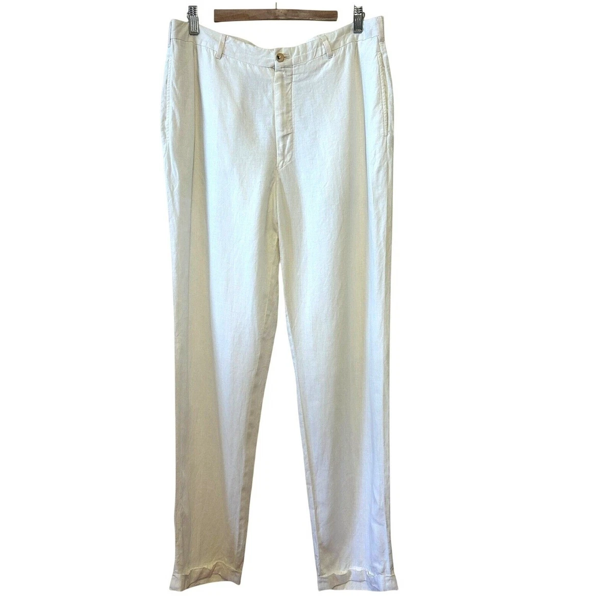 Lauren Ralph Lauren White Linen Pants for Men for sale | eBay