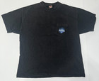 VTG Harley Davidson Pocket T Shirt Mens XL Black USA made Pittsburgh