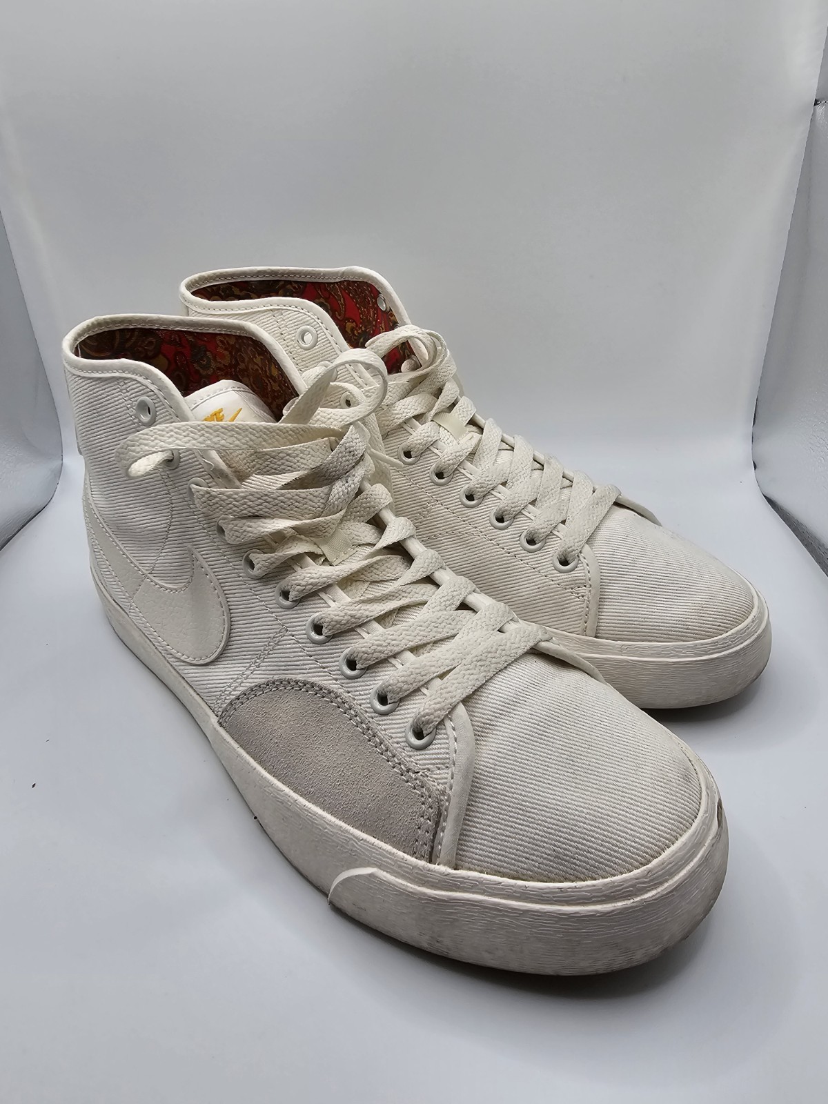 Nike Shoe Blazer Men Size 8 Court Premium SB Mid Sail
