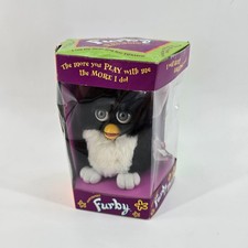 Tiger Electronics Furby 1998 Vintage Model 70-800 Tuxedo Black White