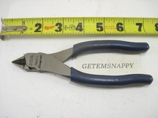 Snap On Flush Cut Wire Cutter Pliers Power Blue Handle 786cf Nice