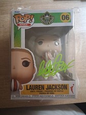 Lauren Jackson Signed Autographed Rookie Funko Pop Seattle Storm WNBA Holo & COA