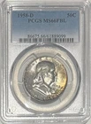 1958-D Franklin half dollar PCGS MS66FBL - Nice Edge Toning