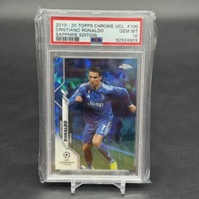 2019-20 Topps Chrome Sapphire Edition UEFA Champions League Soccer Cards Checklist and Odds 21