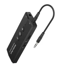 Upgraded Bluetooth 5.3 Transmitter Receiver 3-in-1,  Wireless 3.5mm Audio Black