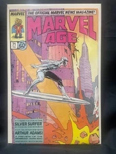 Marvel Age #71 Moebius cover Silver Surfer Marvel Comics 1989