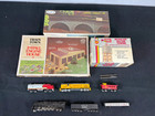N Gauge Train Lot AHM Bachmann Engines Buildings Tower Viaduct Caboose USED — photo 1