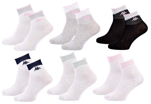 Chaussettes KAPPA QUARTER Couleurs - 6 pcs 1043, Pointure - 36/41 6 pcs 1043 - Imagen 1 de 4