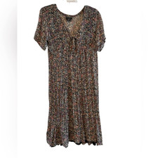 Vintage NOSTALGIA Boho/Gypsy Lace Floral Oversized Dress Small