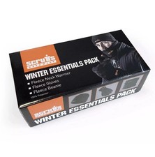 Scruffs Winter Essentials Pack Gloves, Beanie and Neck Warmer (snood) in Black
