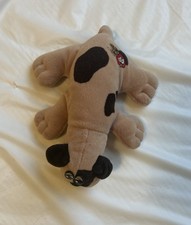 1985 Pound Puppies 8" Newborns Tan W/Brown Spots Plush Dog Tonka Vintage