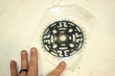 SE Bikes BMX 1 Piece Alloy Chainring 33 Tooth for 1/2"x1/8" Black